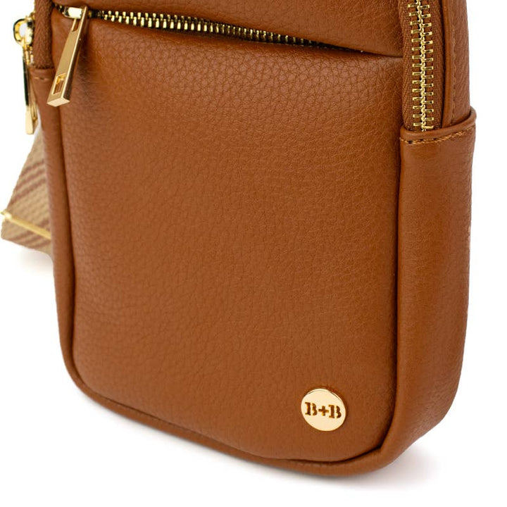 The Harlow |  Sling Bag with Chevron Strap | 3 Colors
