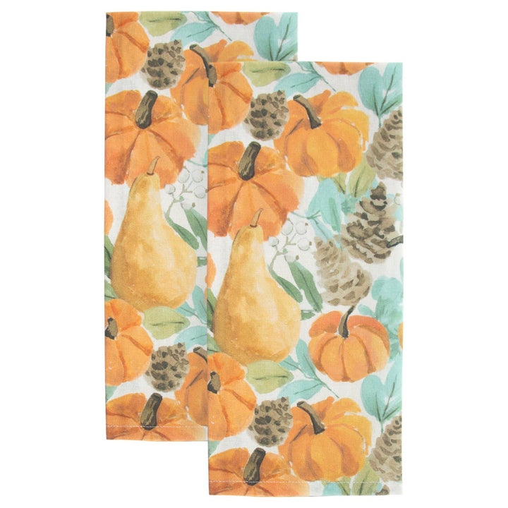 Harvest Cotton Tea Towels Set of 2