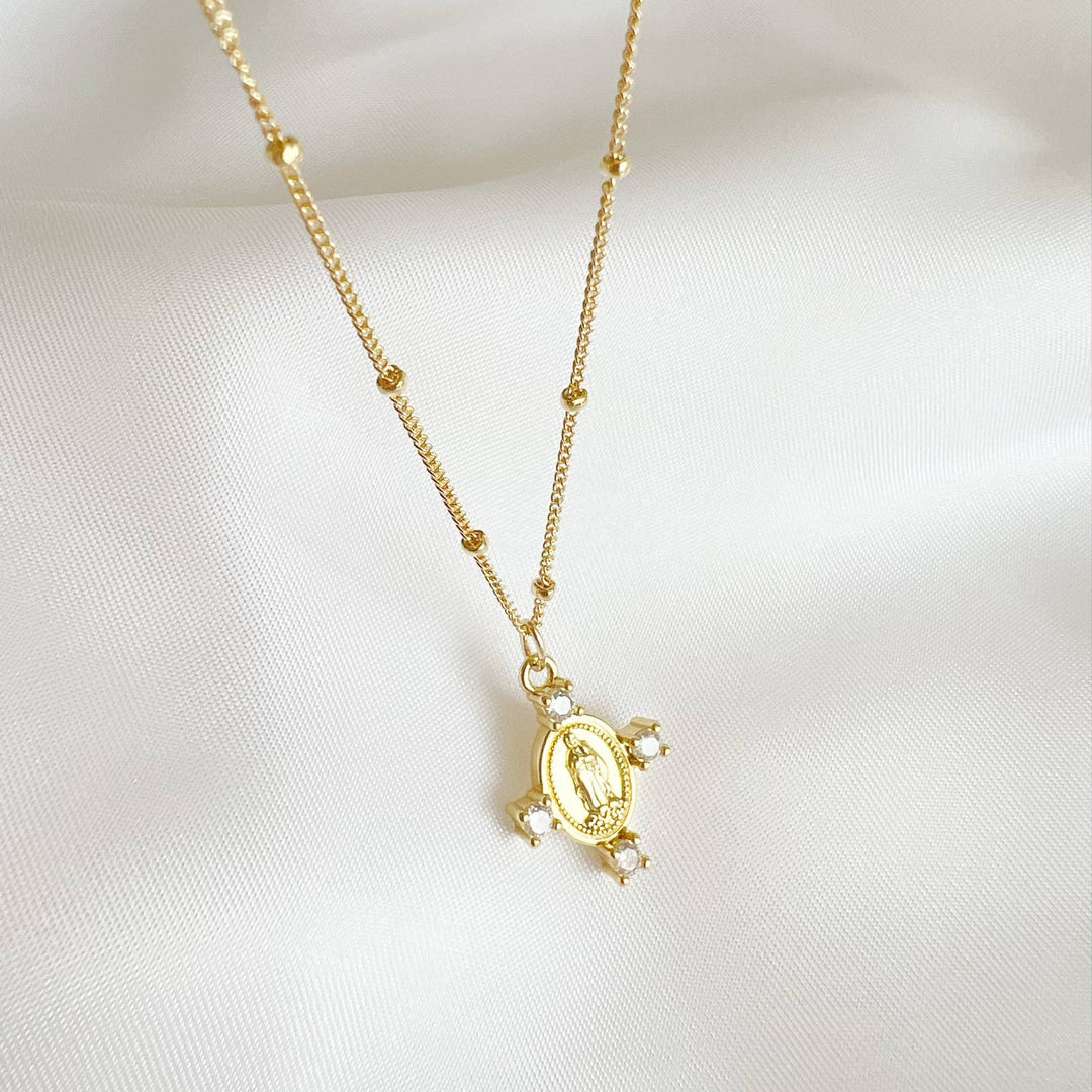 Camila Religious Cross Necklace