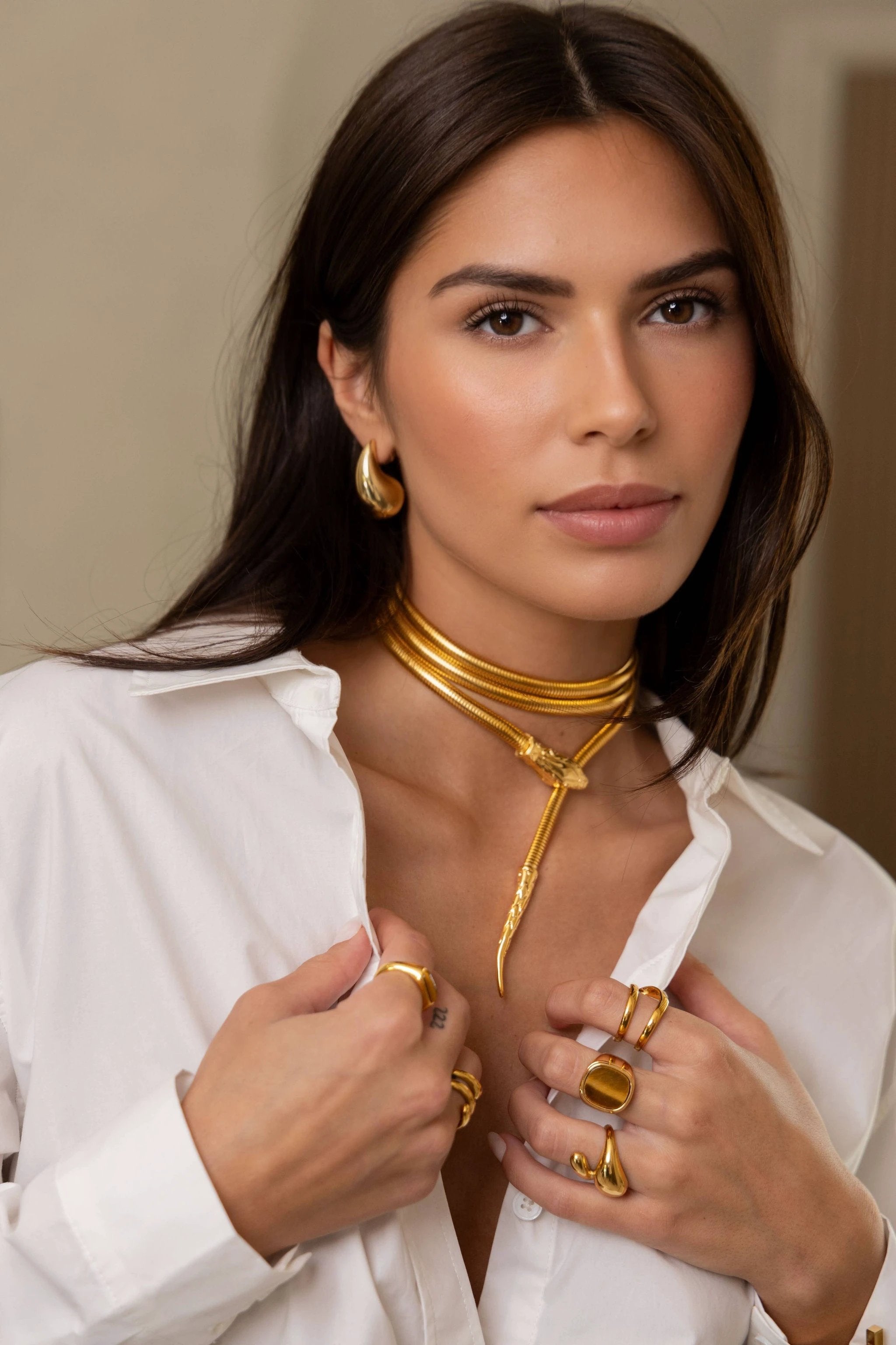 Tiger Eye Statement Ring