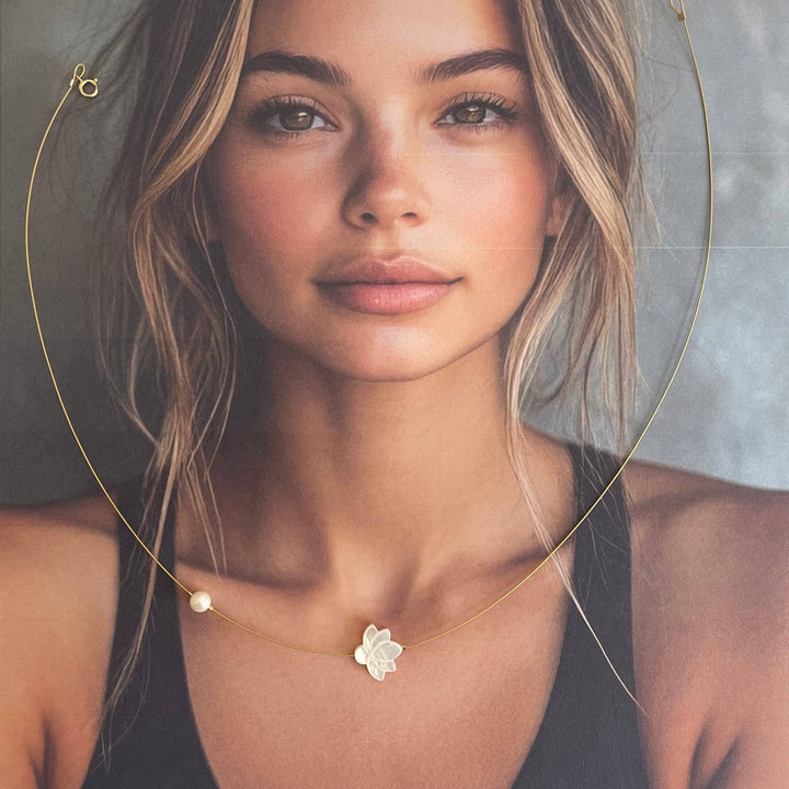 The White Lotus Necklace