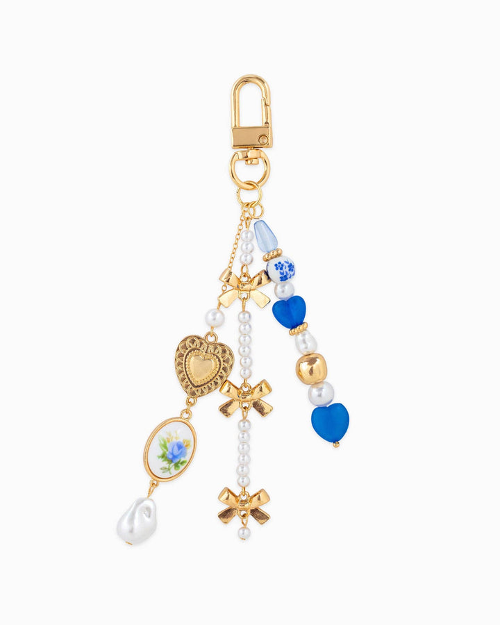 Romantic Ceramic and Bow Charm Bag Charm Sessori