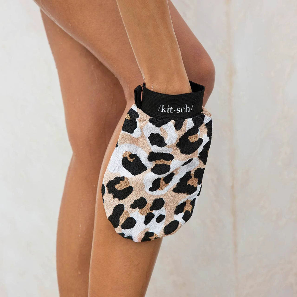 Eco-Friendly Exfoliating Glove - Leopard KITSCH