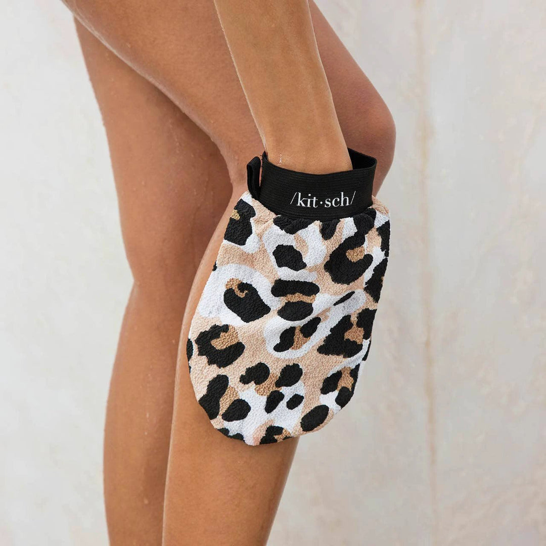 Eco-Friendly Exfoliating Glove - Leopard KITSCH