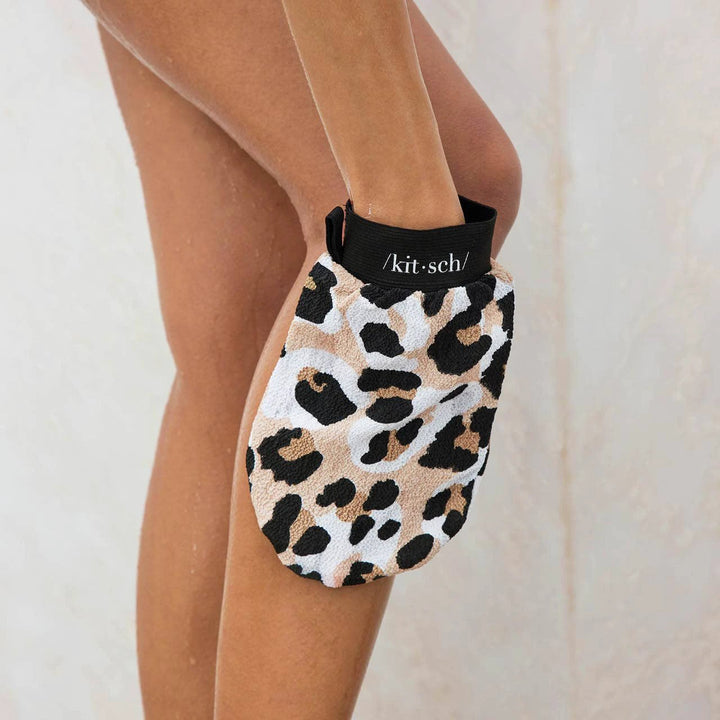 Eco-Friendly Exfoliating Glove - Leopard KITSCH