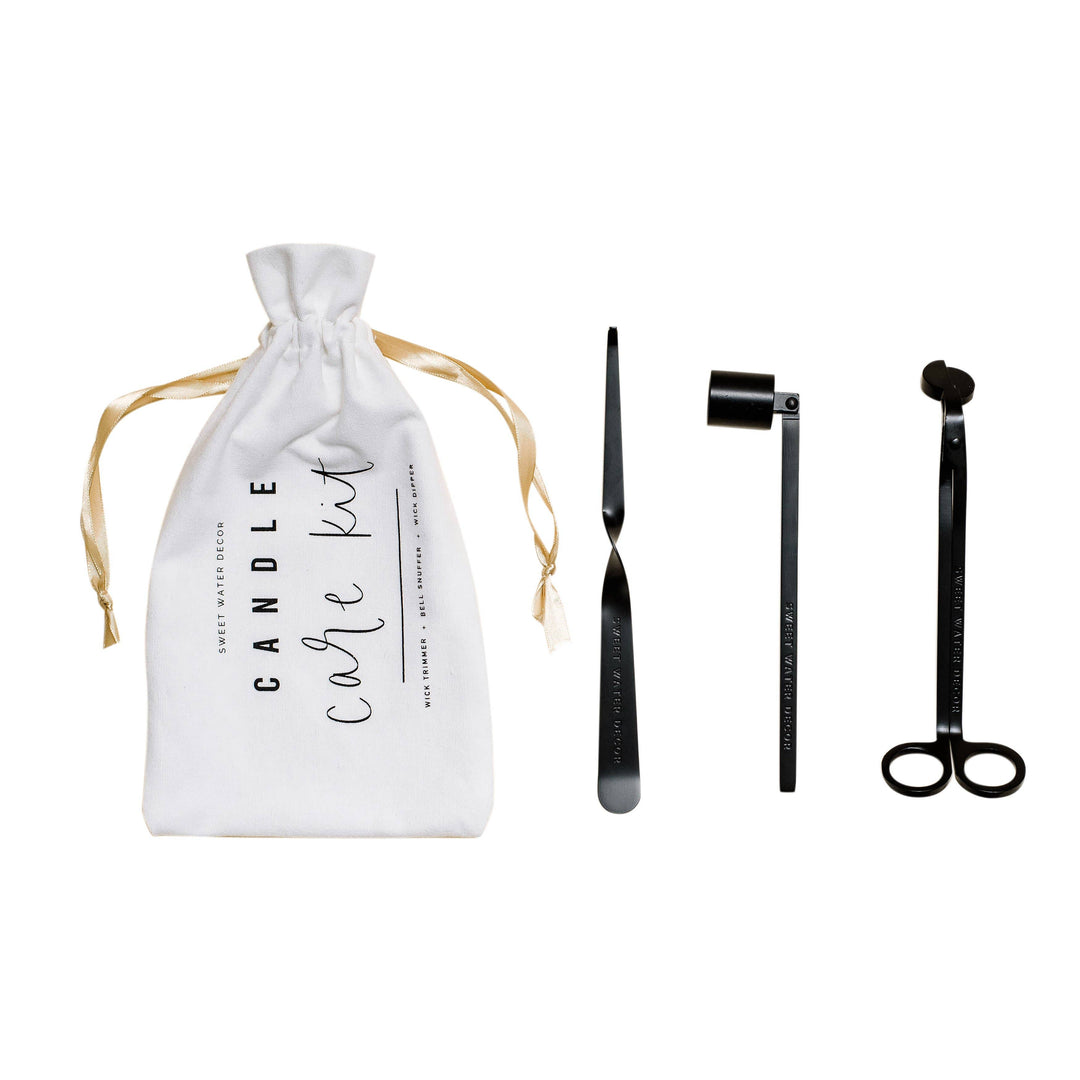 Black Candle Care Kit - Home Decor &amp; Gifts Sweet Water Decor