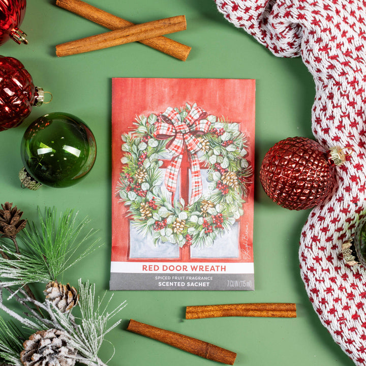 Fresh Scents | Red Door Wreath Sachets | Holiday, Christmas