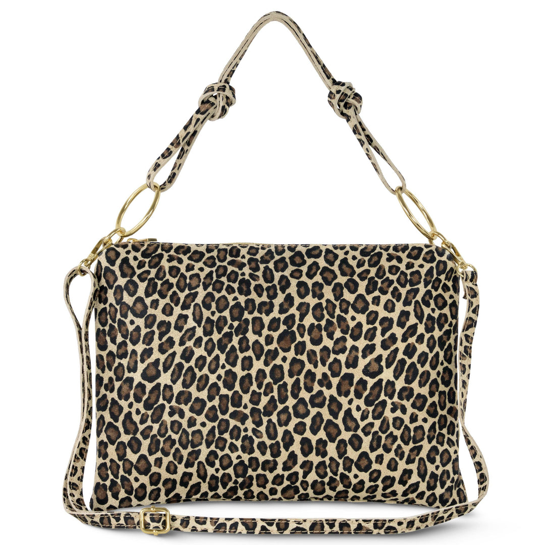 Italian Genuine Suede Shoulder Bag | Modena