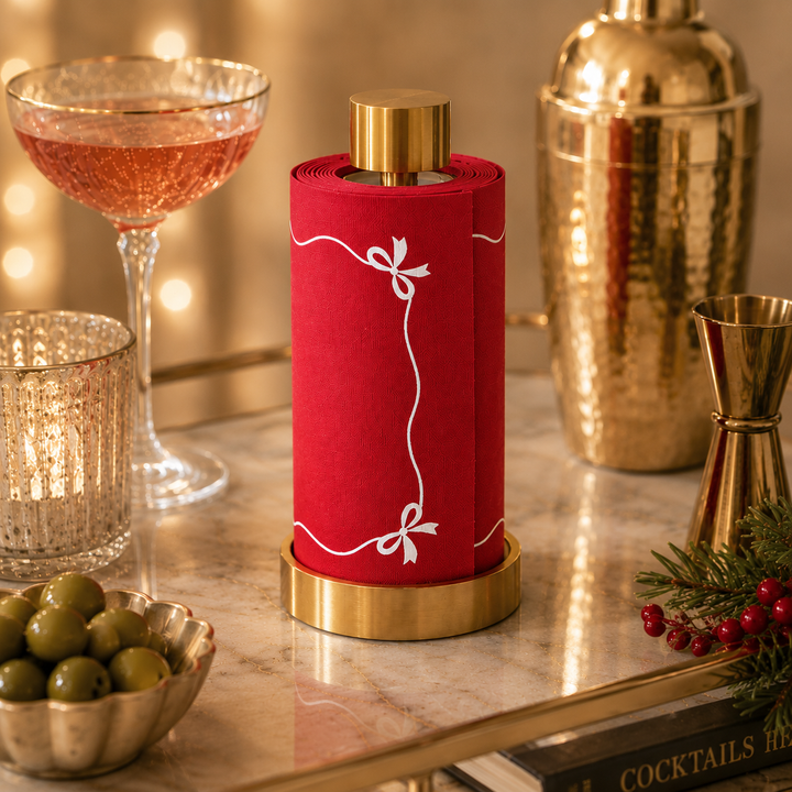 Cocktail Napkins | Tied with a Bow Cotton