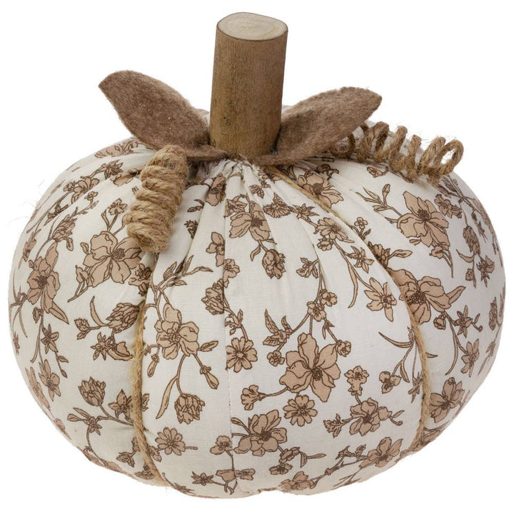 Umber Floral Plush Pumpkin Fall