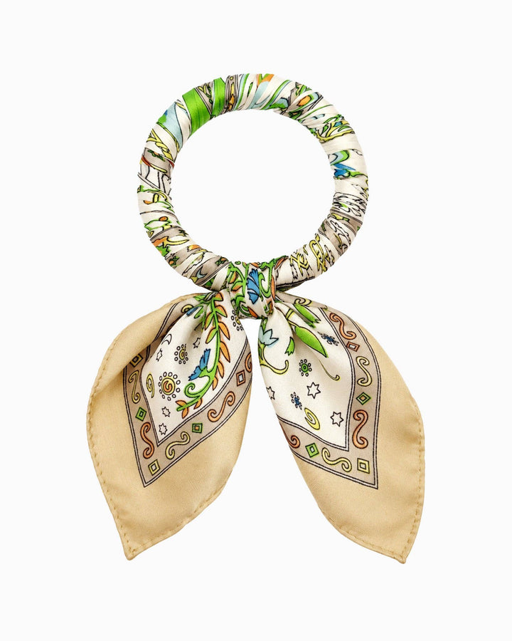 Scarf Wrapped Statement Bangle