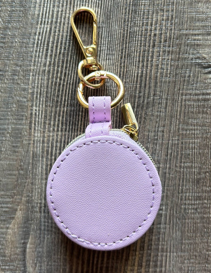 Jewelry Holder Keychain Purse Charm Black or Purple