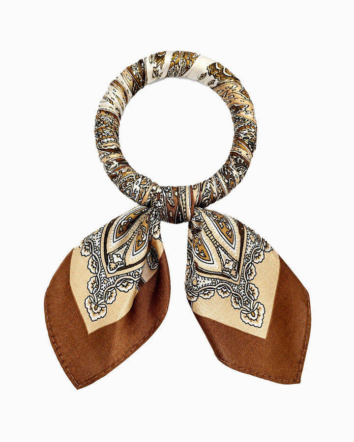 Scarf Wrapped Statement Bangle