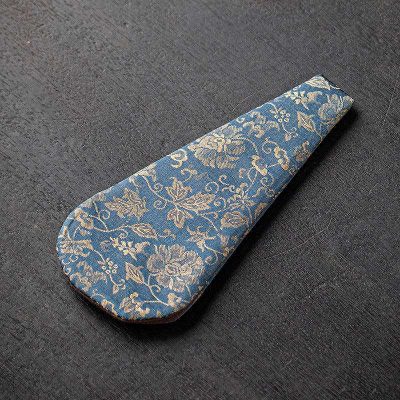 Vintage Style Embroidery Scissors with Random Brocade Sheath