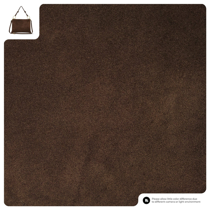 Italian Genuine Suede Shoulder Bag | Modena