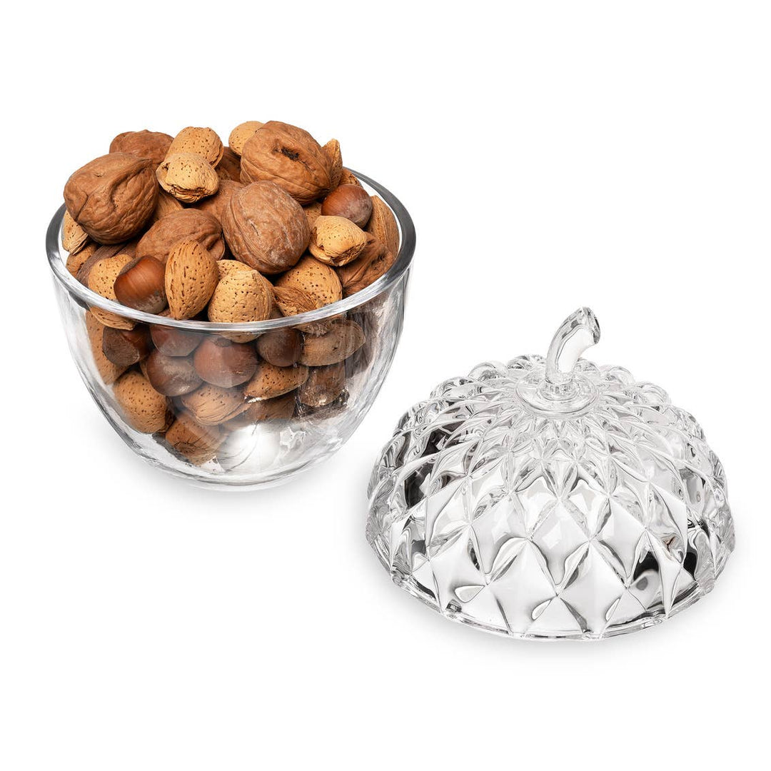Harvest Acorn Covered Jar