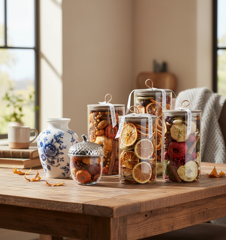 Apple Cider Cinnamon Potpourri Jar