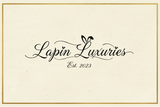 Lapin Luxuries Black Script Logo