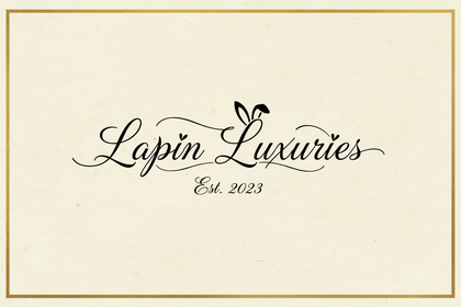 Lapin Luxuries Black Script Logo