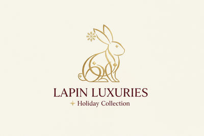 Lapin Luxuries logo with Holiday Collection tagline