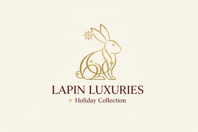 Lapin Luxuries logo with Holiday Collection tagline