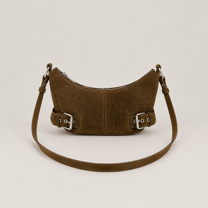 New purse preview with strap resting flat in front