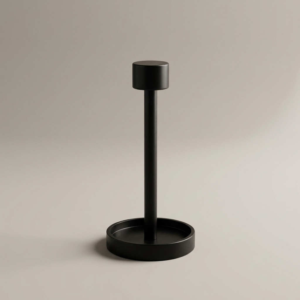Refreshed matte black cocktail napkin stand