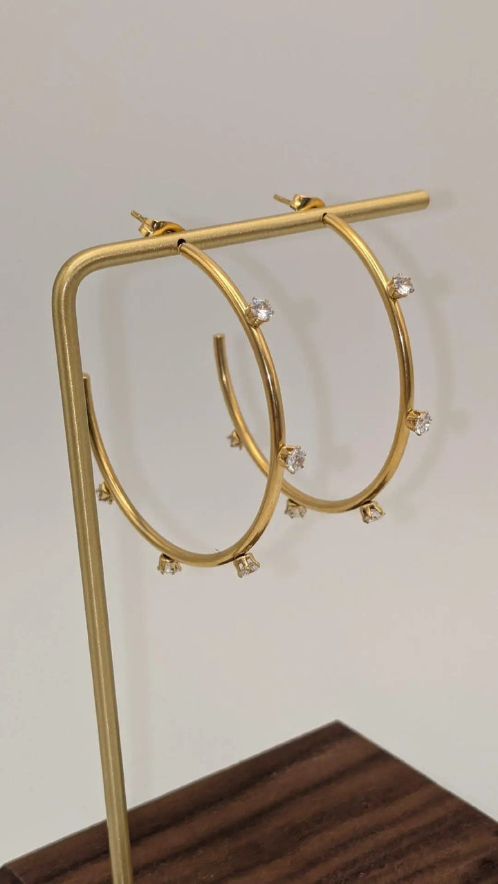 Aster Hoops Sahira Jewelry Design