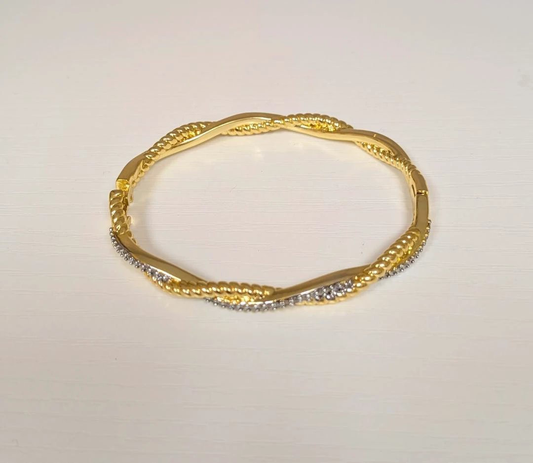 Pave Twist Bracelet Sahira Jewelry Design