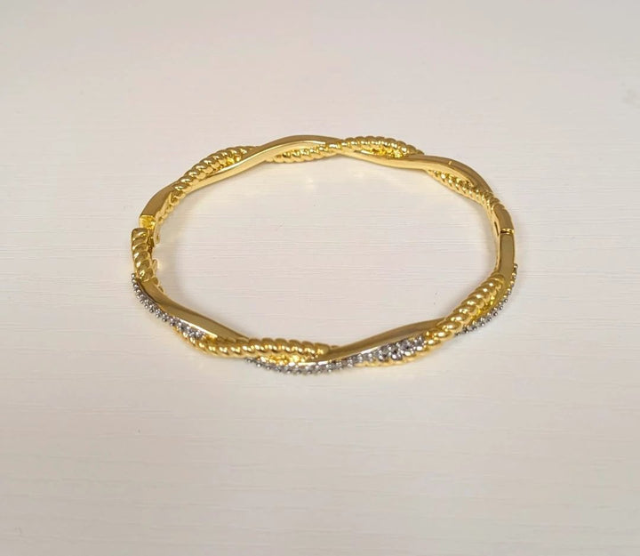 Pave Twist Bracelet Sahira Jewelry Design