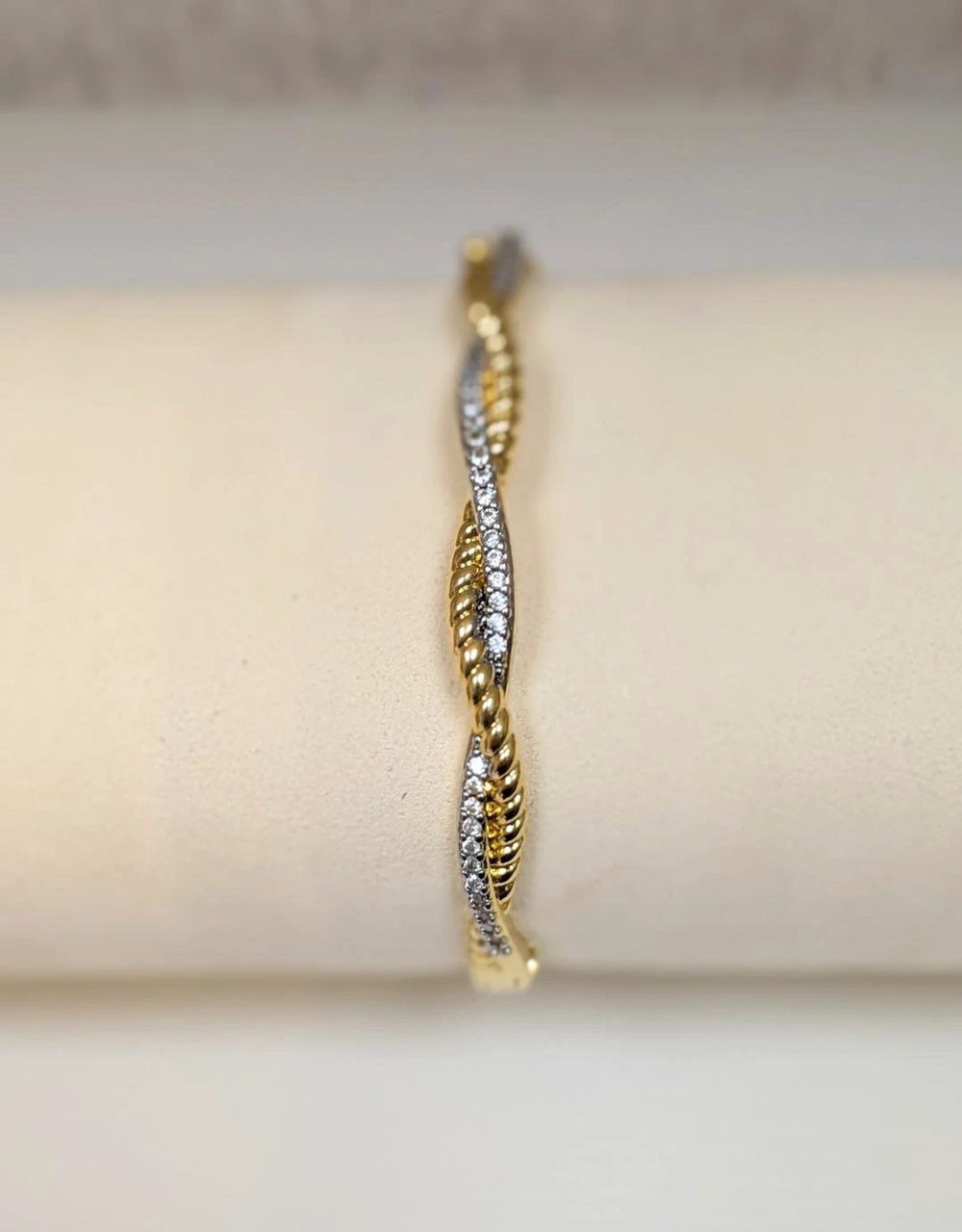 Pave Twist Bracelet Sahira Jewelry Design